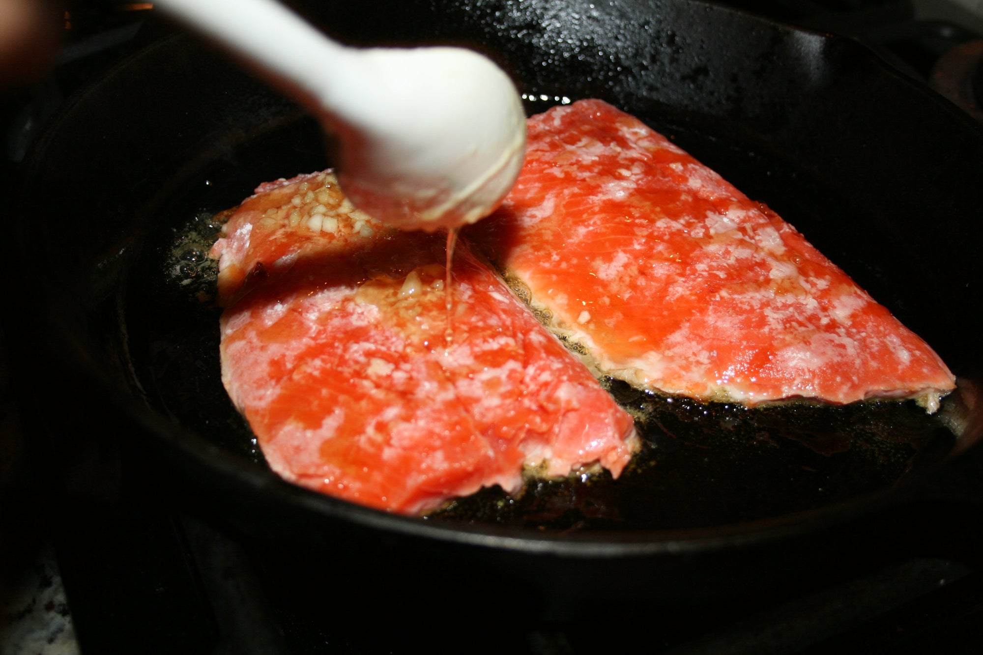 Honey Glazed Salmon with Browned Butter Lime Sauce