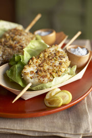 Pistachio-Crusted Alaska Halibut Bites