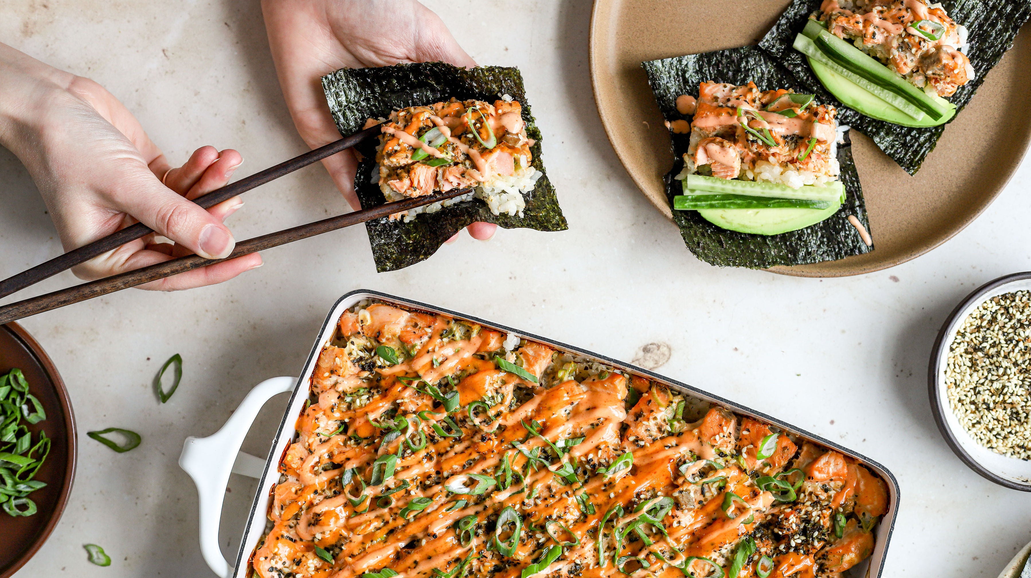 Salmon Sushi Set at Whole Foods Market