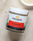 Jar of Barnacle Foods Alaskan Furikake Kelp Seasoning on a light surface