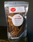 Package of Wild for Salmon dog treats with a clear front, showing the treats inside.