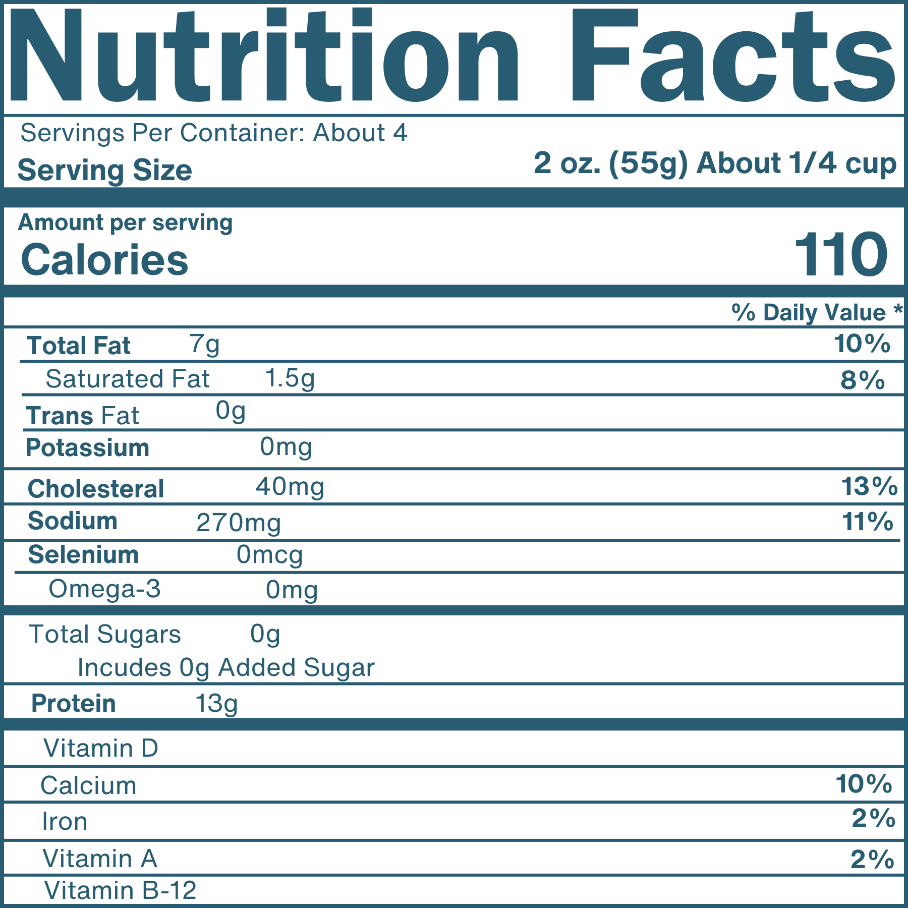 Nutrition Information