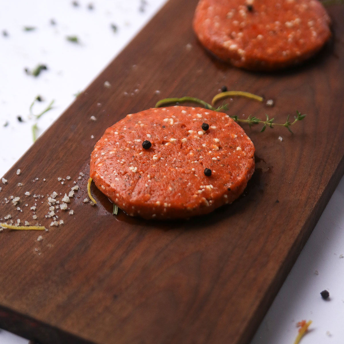 Fish Market Burgers, Lightly Seasoned, Alaska Sockeye Salmon