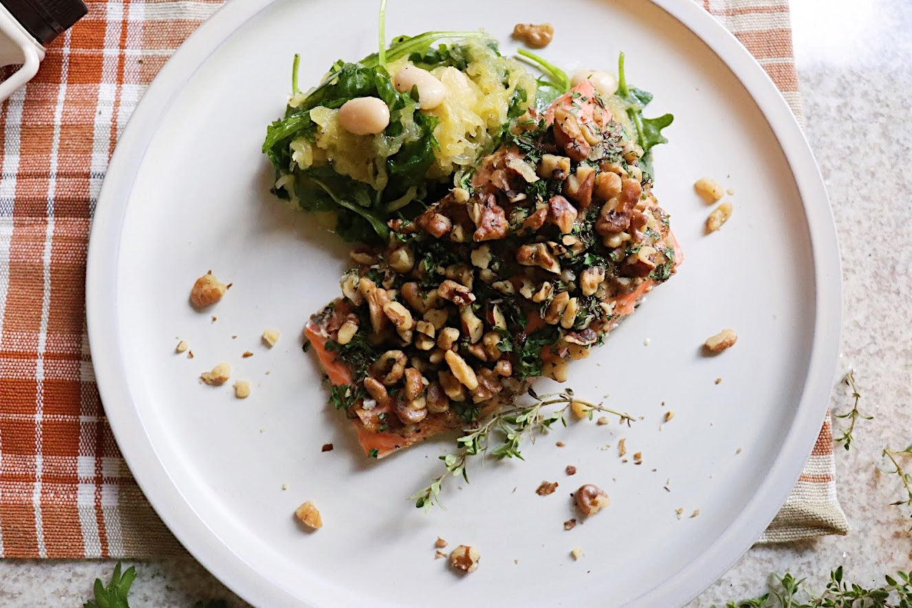 Walnut Maple Crusted Coho