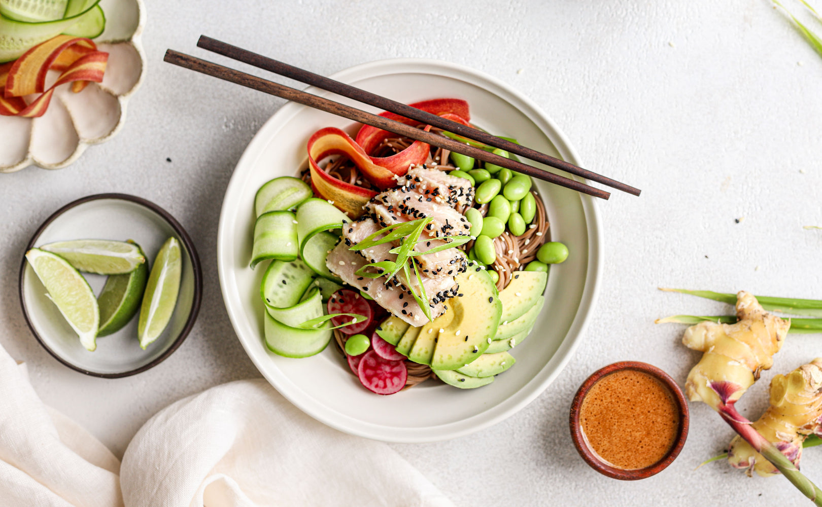 Sesame Seared Tuna Bowls