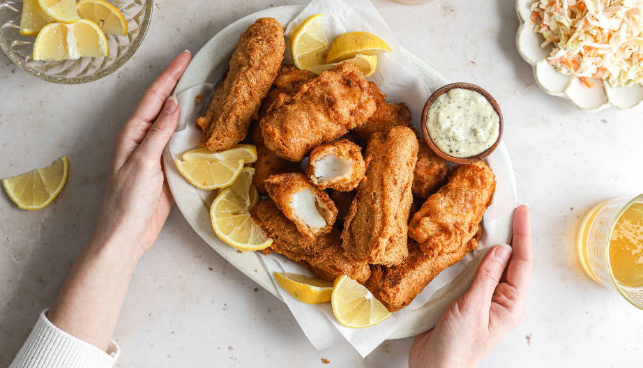 Crispy Beer Battered Pacific Cod