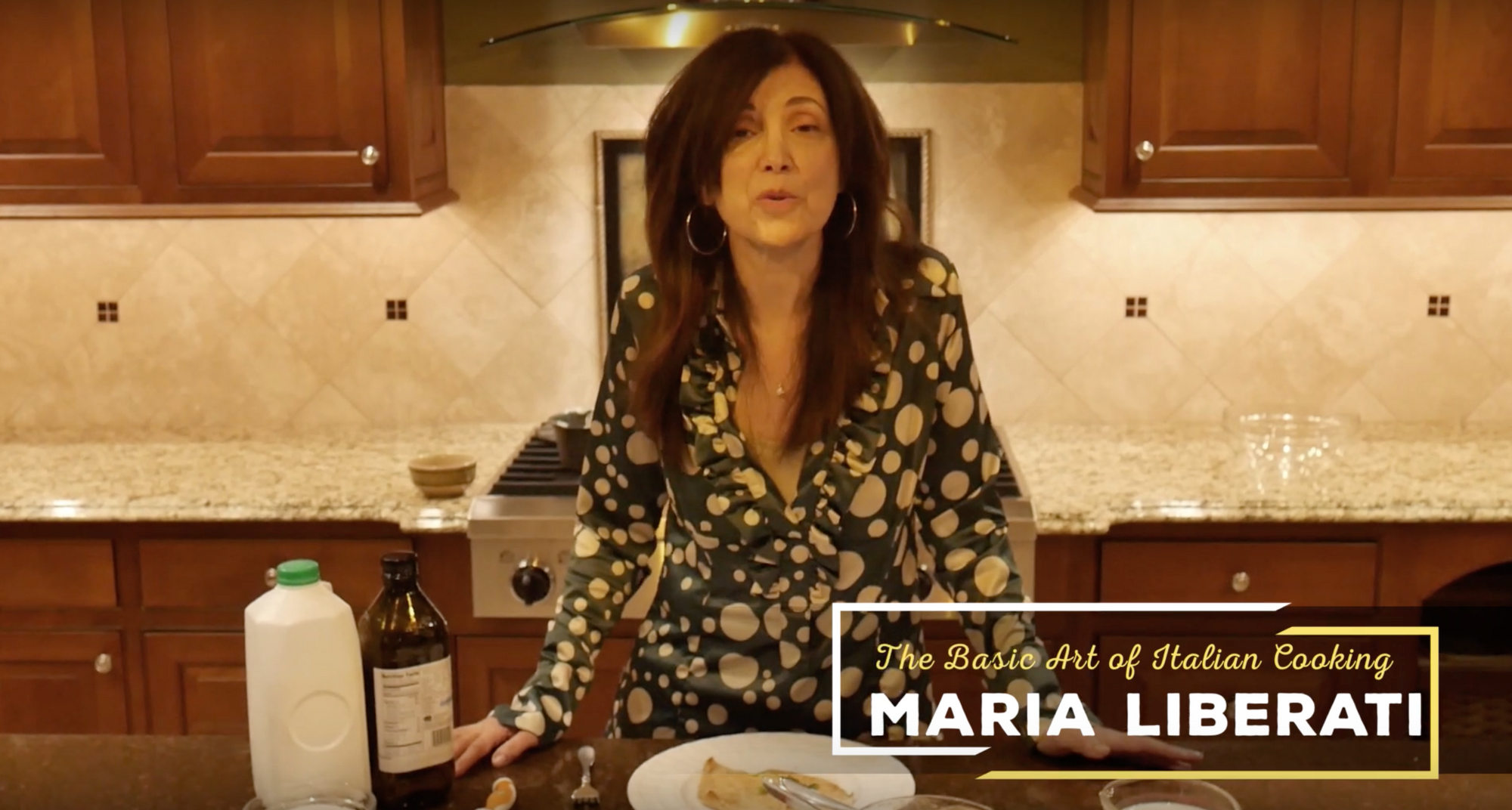 Sockeye Salmon Crepes with Bechamel Sauce from Maria Liberati
