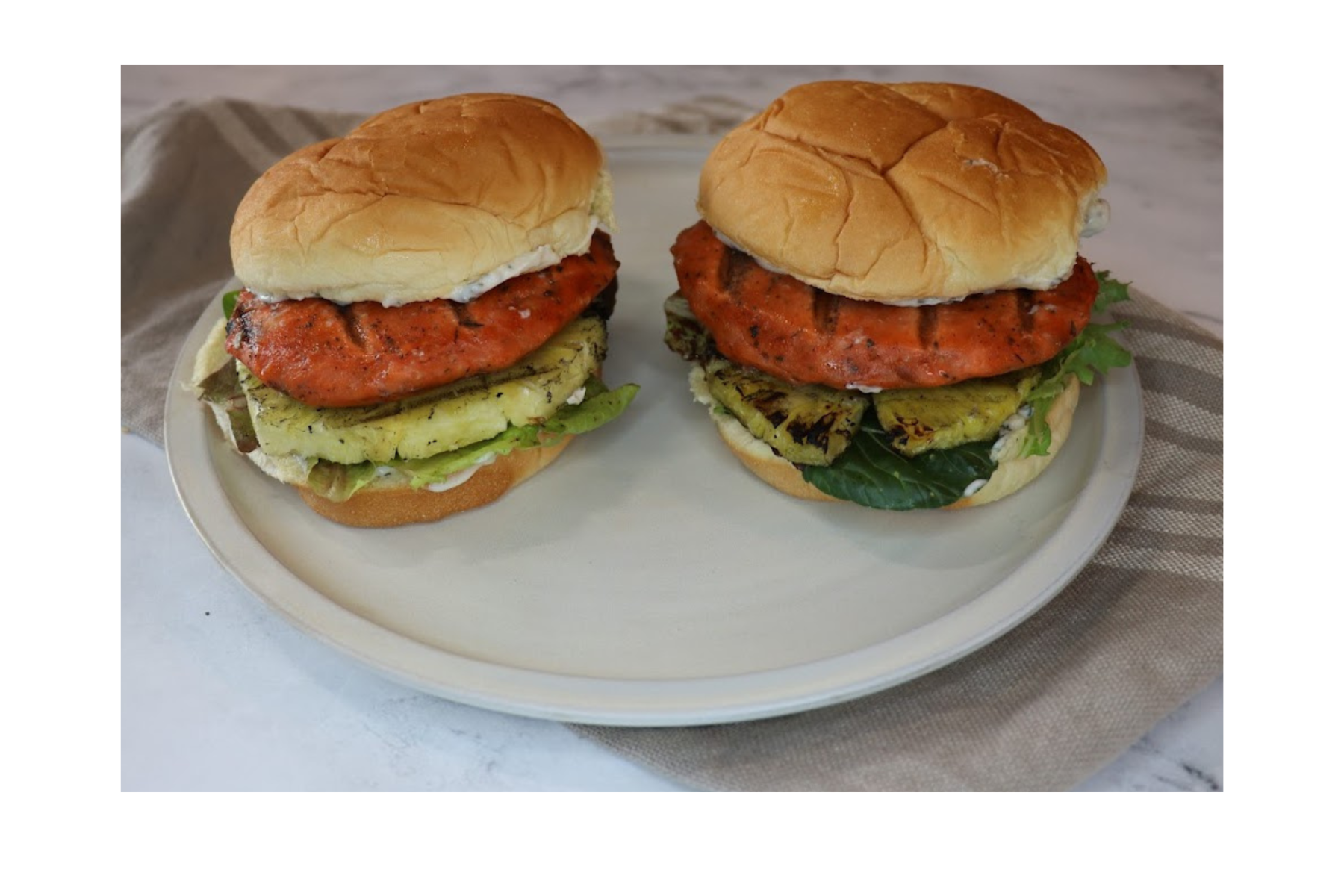 Maui Salmon Burger