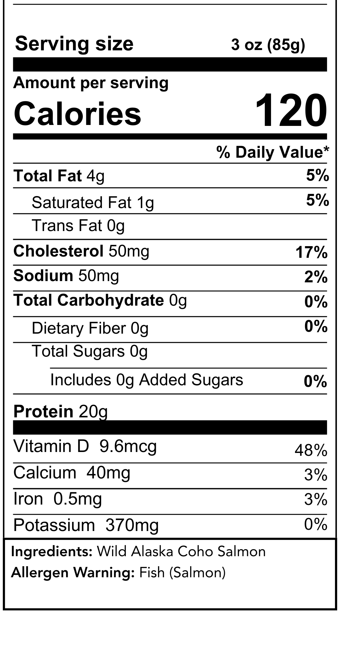 Nutrition Information