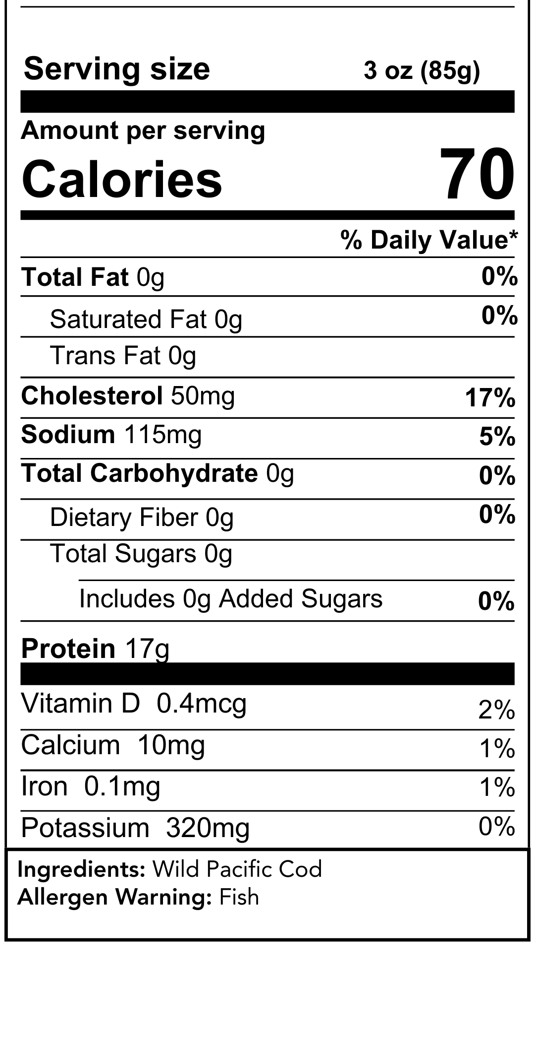 Nutrition Information