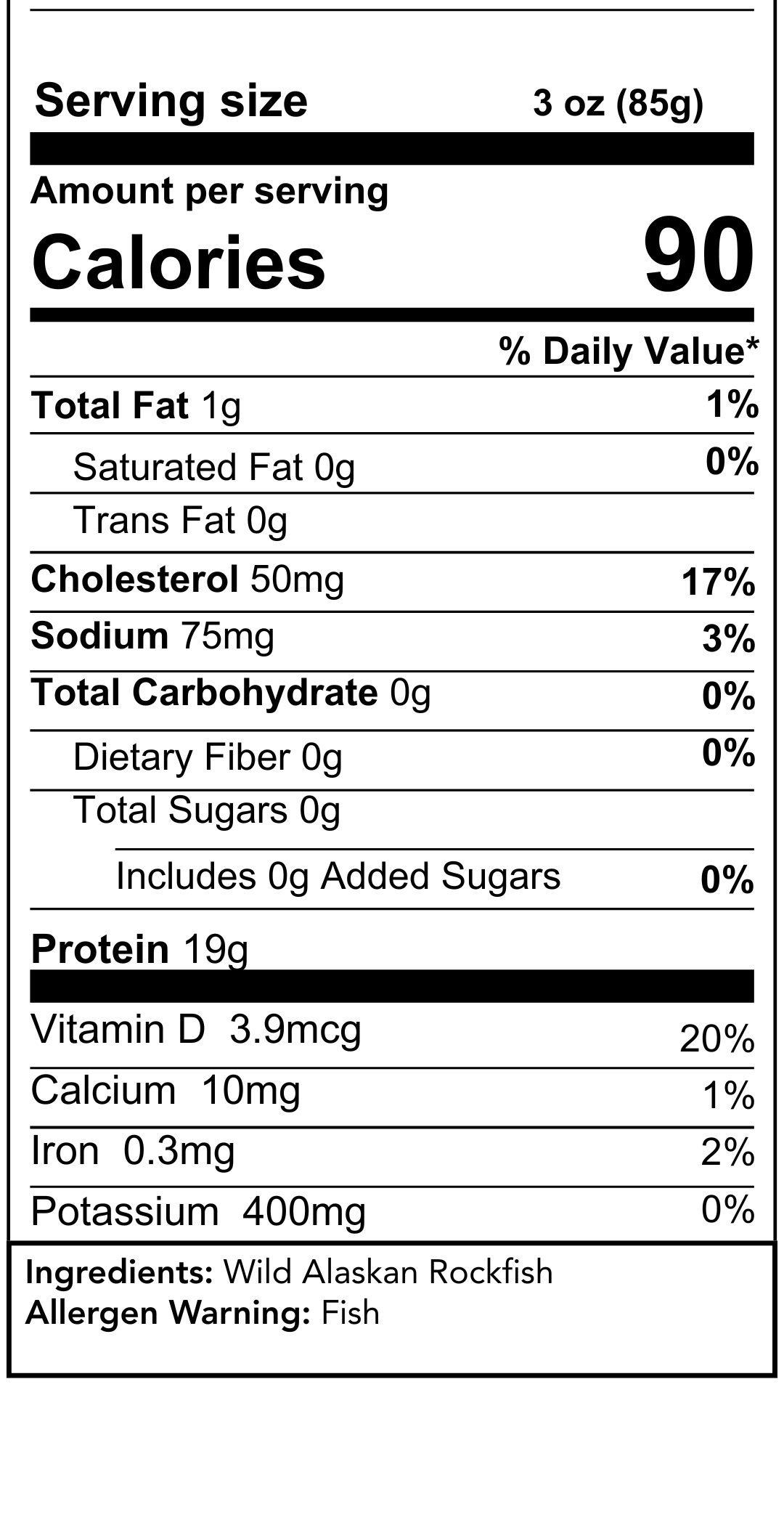 Nutrition Information