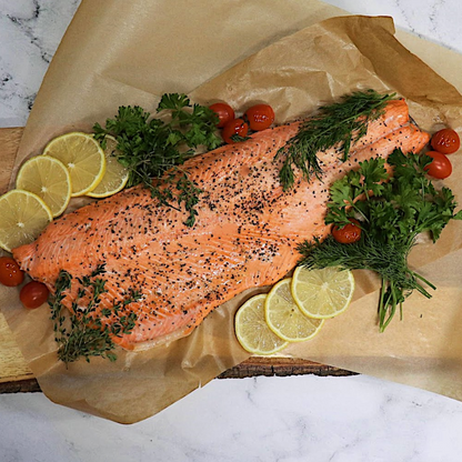 Alaskan Coho Salmon Fillets (Bone-In)