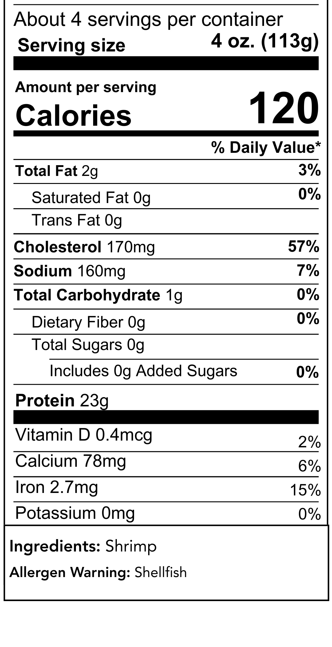 Nutrition Information