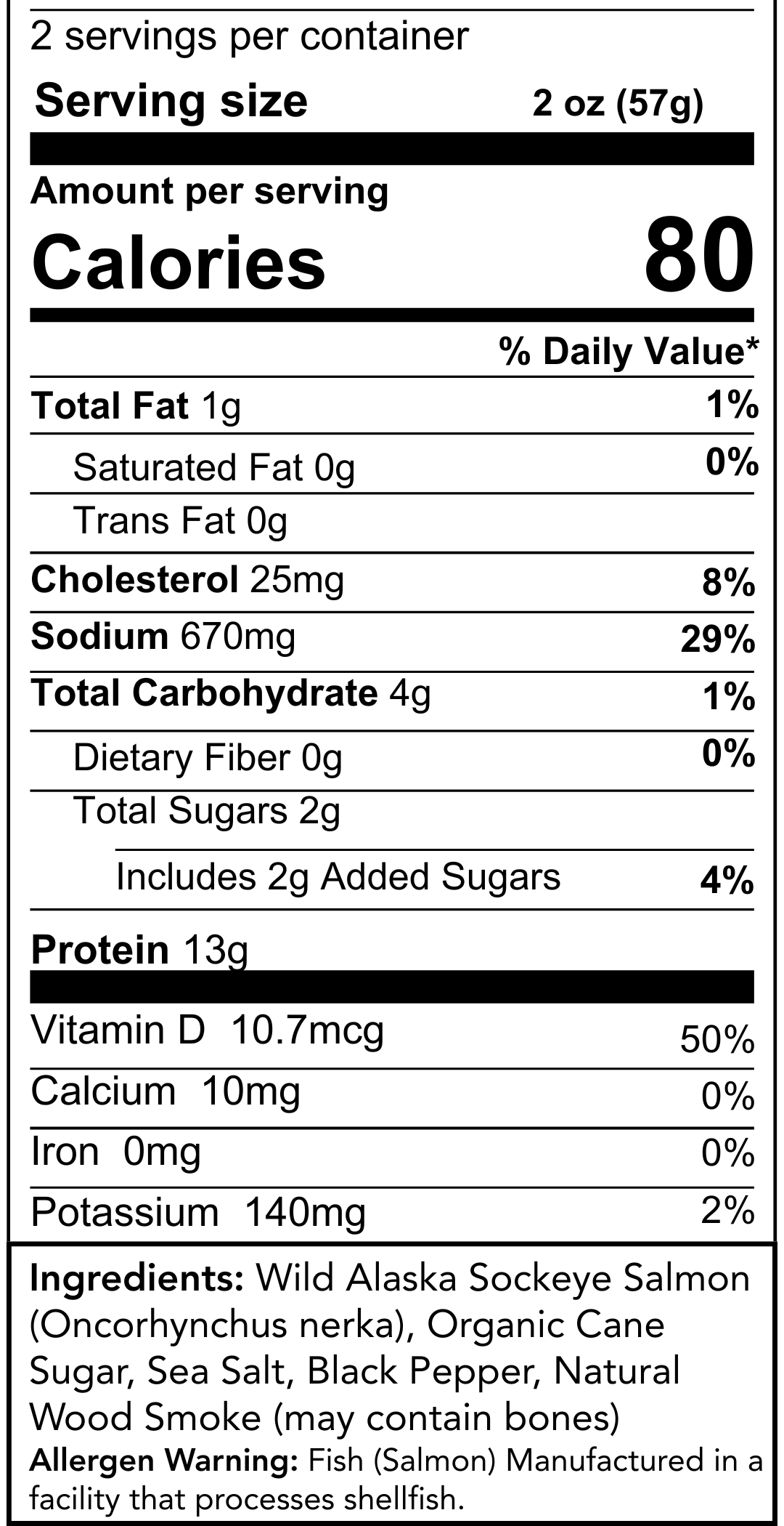 Nutrition Information