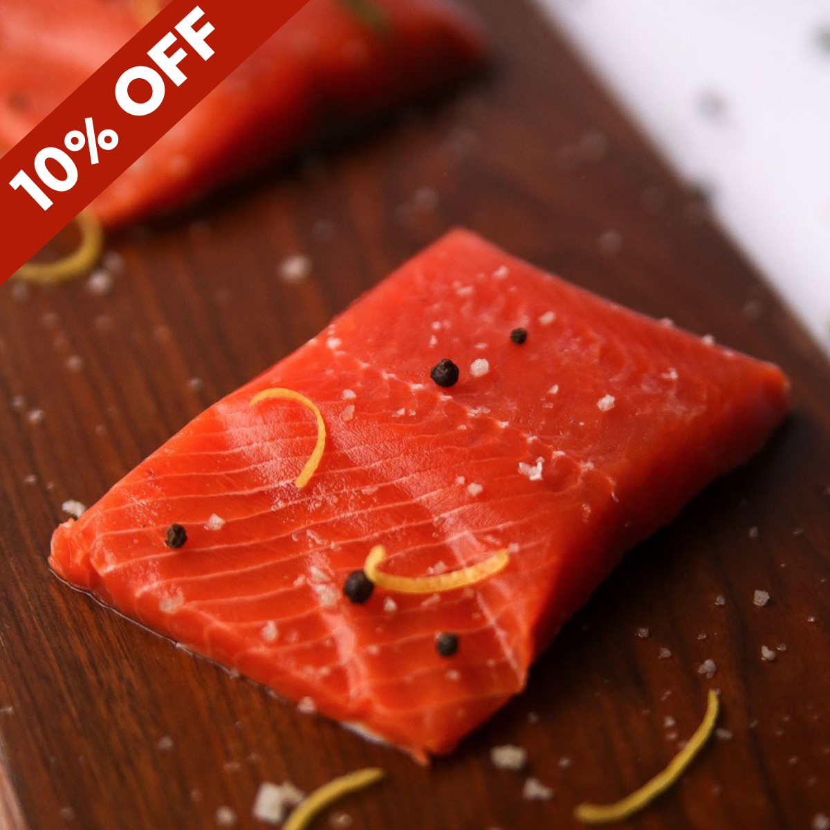 Alaskan Sockeye Salmon Portions (5-7oz.)